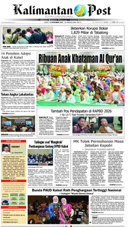 Sampul edisi 14 November 2025