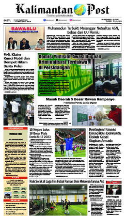 Sampul edisi 18 November 2023