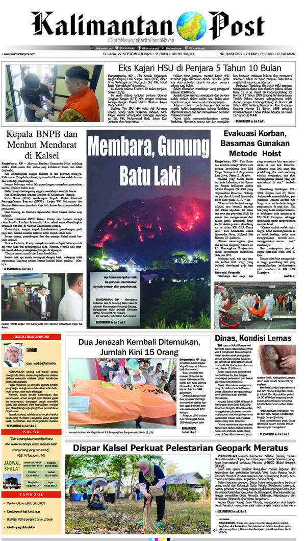 Sampul edisi 22 September 2026