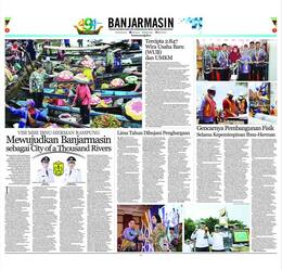 Sampul edisi Liputan Khusus HUT 494 Kota Banjarmasin