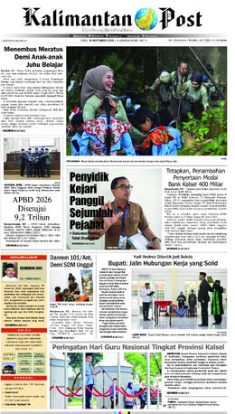 Sampul edisi 26 November 2025